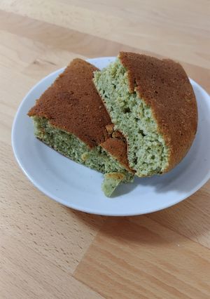 ホケミ不使用！ビッグなお茶ホットケーキ-レシピのメイン写真