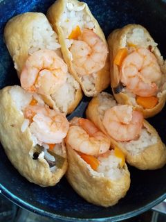 お酢入り炊き込みご飯でモチモチいなり寿司-レシピのメイン写真