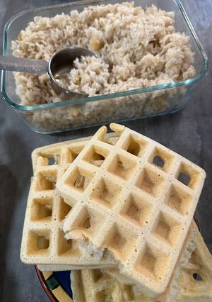 Savory Sourdough Waffle🧇-レシピのメイン写真