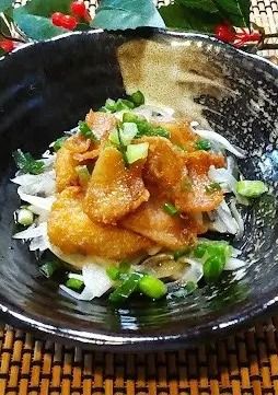 カリカリ鳥皮とだし玉ポン酢-レシピのメイン写真