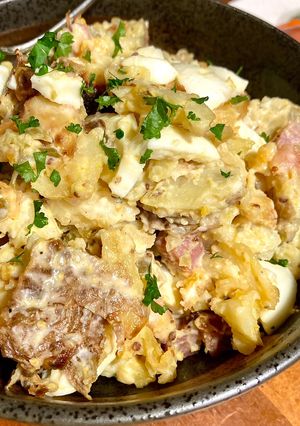 手間をおしむな!スマッシュドポテトサラダ-レシピのメイン写真