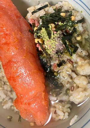 簡単明太子　お茶漬け-レシピのメイン写真