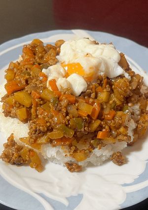 トマトとウスターソースでドライカレー-レシピのメイン写真