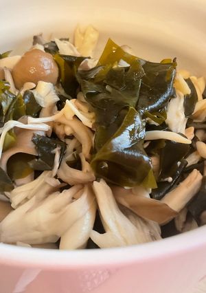 キノコとワカメのさっぱり和え-レシピのメイン写真