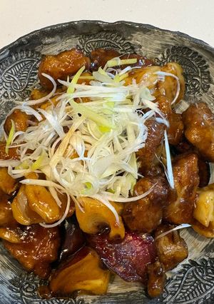 豚肉とサツマイモと蓮根の黒酢酢豚-レシピのメイン写真