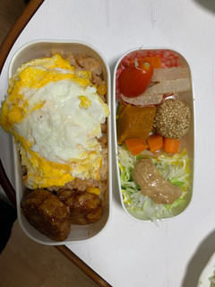 全てレンジ簡単中華風オイオムライス弁当-レシピのメイン写真