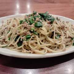 รูปของ ニラのミートソースパスタ