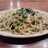 ニラのミートソースパスタ