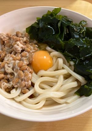 めんつゆとお酢でさっぱり✨ぶっかけ冷やしうどん💜-レシピのメイン写真