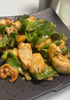 鶏むね×ピーマンの照り味噌マヨ-レシピのメイン写真