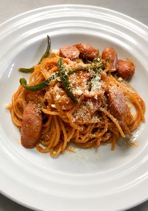 昔ながらの喫茶店風ナポリタン-レシピのメイン写真