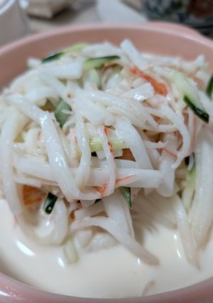 大根とかにかまのマヨ酢味噌サラダ-レシピのメイン写真