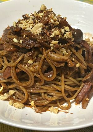 スパゲッティ　チョコを使ったラグーソース-レシピのメイン写真