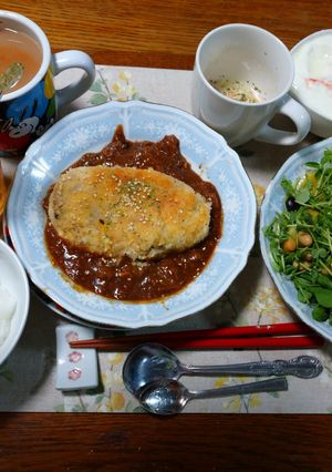 卵コロッケカレー-レシピのメイン写真
