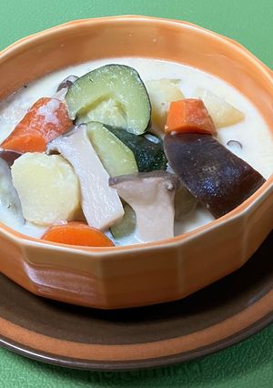 夏野菜のクリーム煮-レシピのメイン写真