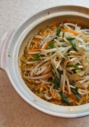 ヘルシー·おサボり·お一人様·らーめんランチ☀️🍴-レシピのメイン写真