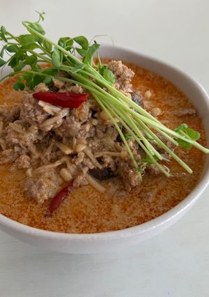 【簡単】豆乳の担々素麺-レシピのメイン写真