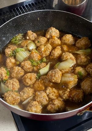 肉だんごの甘辛煮-レシピのメイン写真