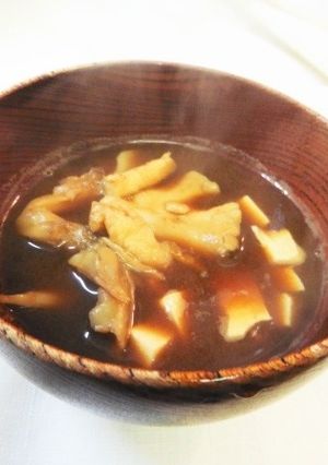 舞茸と豆腐の味噌汁-レシピのメイン写真