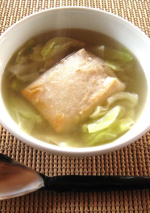 アンチョビ餅雑煮-レシピのメイン写真