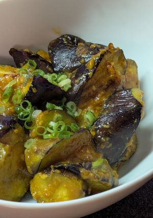 ナス大量消費！茄子のチーズ＆カレー麹炒め-レシピのメイン写真