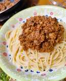 鶏むね肉1枚☆ミートソースパスタ