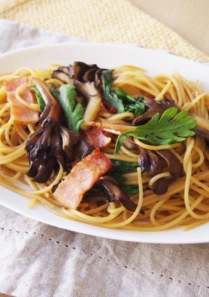 【かき醤油】バター醤油パスタ-レシピのメイン写真