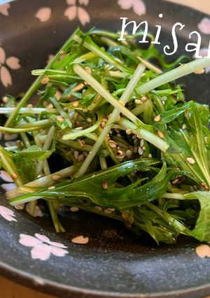 水菜と大葉の胡麻和え☆-レシピのメイン写真