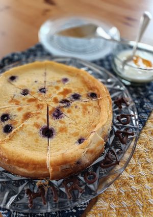 ブルーベリーチーズケーキ-レシピのメイン写真