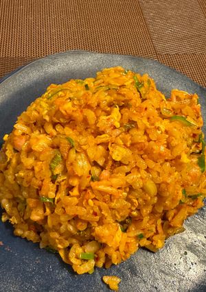 酔った勢いで作る、〆のキムチ炒飯-レシピのメイン写真