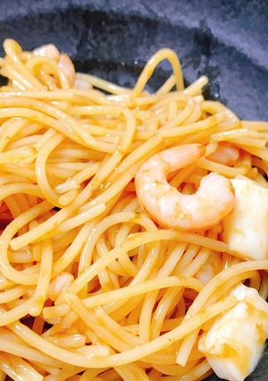 海苔の和風海鮮パスタ-レシピのメイン写真