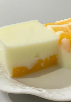 ミルメークのトロピカル牛乳寒天-レシピのメイン写真