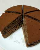 HMで簡単チョコあんこサンドココアケーキ