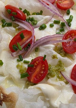 Rice paper pizza-レシピのメイン写真