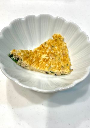 離乳食後期〰️豆腐とひじきの卵焼き-レシピのメイン写真