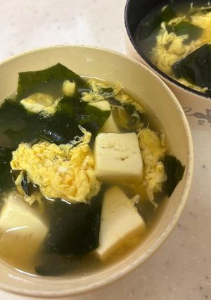 わかめと豆腐のたまごスープ-レシピのメイン写真