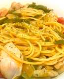 鍋の素を使ったアラビアータ風パスタ