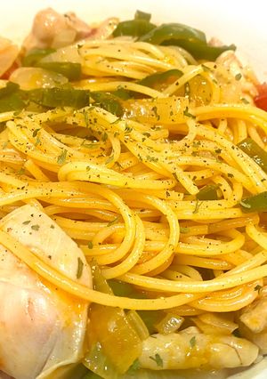 鍋の素を使ったアラビアータ風パスタ-レシピのメイン写真