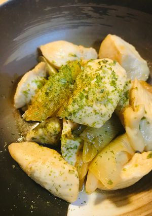 鶏肉と長ネギのめんつゆみりんしょう油炒め-レシピのメイン写真