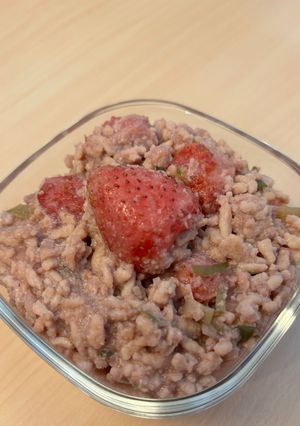 鶏ひき肉といちごのそぼろ-レシピのメイン写真