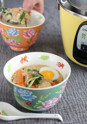 ＼大同電鍋レシピ／なめらか豆腐坦々スープ-レシピのメイン写真