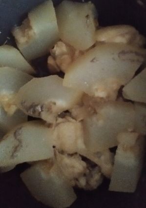 炊飯器de鶏の手羽元と冬瓜煮-レシピのメイン写真