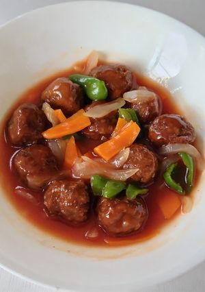 イシイのミートボールの野菜和え-レシピのメイン写真