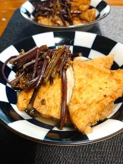 わらびと厚揚げの炊いたん-レシピのメイン写真
