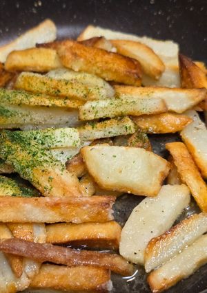 カリッとふわっと。じゃがいも青のりポテト-レシピのメイン写真