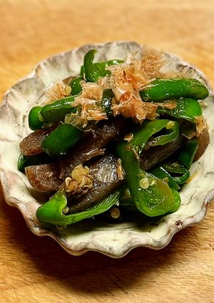 こんにゃくピーマン金平オカカ-レシピのメイン写真