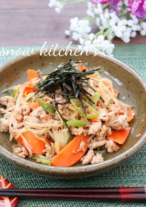焼肉のたれで♪野菜そぼろ炒め☆-レシピのメイン写真