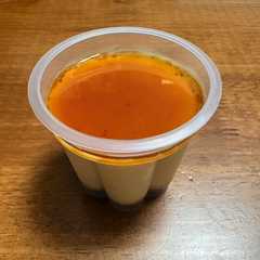รูปของ 豆乳で作る、黒蜜きなこプリン！
