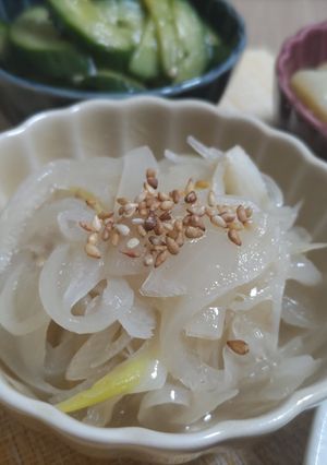 だしナムル玉ねぎ※簡単副菜玉ねぎ大量消費-レシピのメイン写真