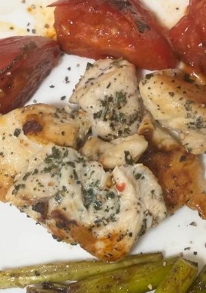フライパンで出来る鶏胸肉のバジルチキン😋-レシピのメイン写真